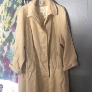 Off white Evan Piccone long wool coat